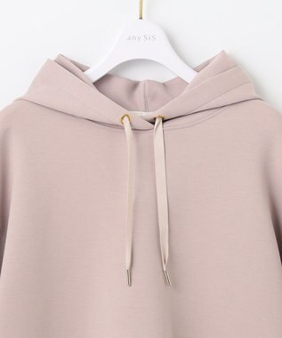 ANY SIS 【洗える】ダンボール パーカー スモーキーピンク