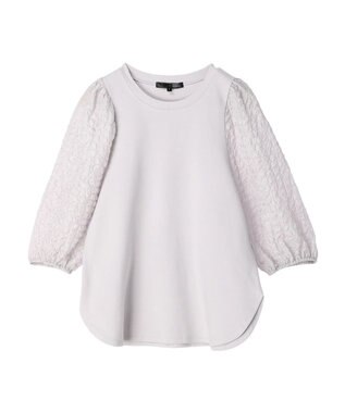 Green Parks ・ＳＵＧＡＲ　ＳＰＯＯＮ　シャーリング袖プルオーバー Light Gray