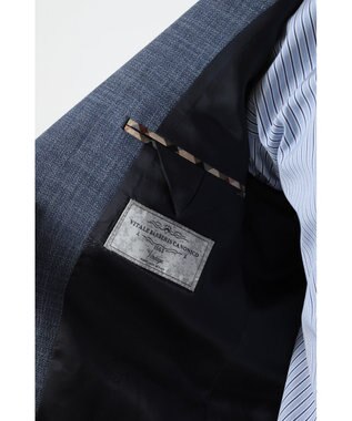 DAKS ウールコットンダークブルージャケット ブルートパーズ