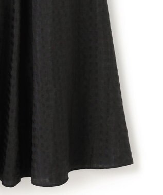 UNFILO ライトシアー フレアスカート モノトーンチェック