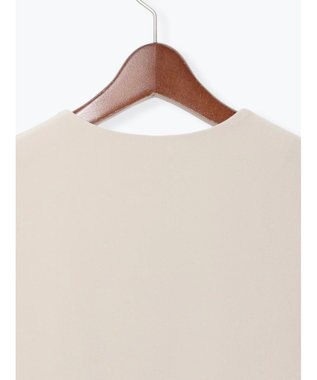 Te chichi 【セレモニーアイテム】サイドプリーツペプラムジレ（セットアップ可） ベージュ