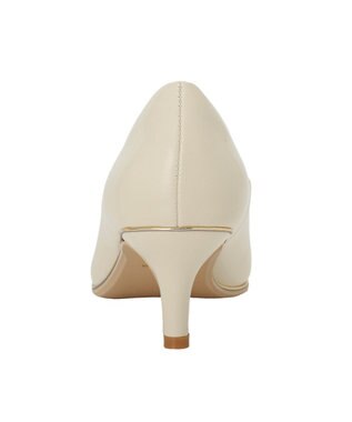 YECCA VECCA メタルラインパンプス Ivory