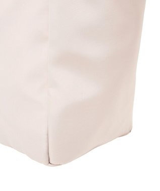 Maison de FLEUR 撥水加工フリルハンドルトートバッグ Grayish Pink