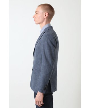 DAKS ウールコットンダークブルージャケット ブルートパーズ