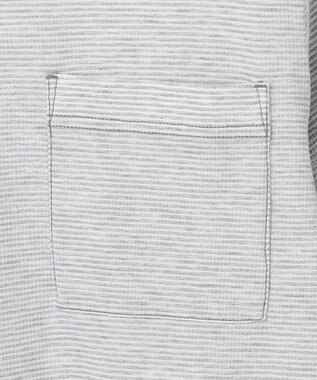 JOSEPH ABBOUD MOUNTAIN 【ゆったり】グリットワッフル アウトドアTシャツ ライトグレー系