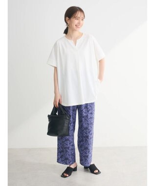 Green Parks 冷っとすずやか　フレンチスリーブスキッパー Off White