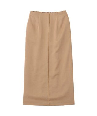 YECCA VECCA シャイニーツイルナロースカート Beige