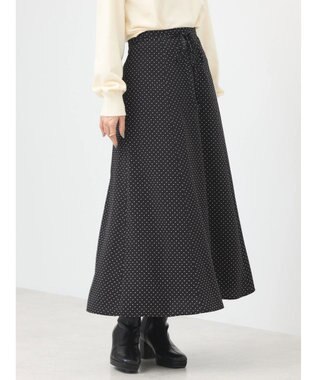 earth music&ecology リボンフレアスカート