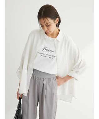 Green Parks ワッシャーシアーシャツ Off White