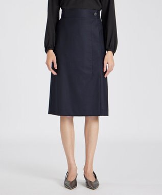 Paul Smith トラベル ラップスカート ネイビー