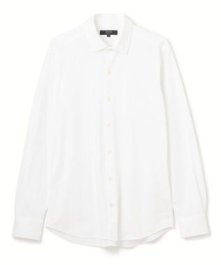 JOSEPH HOMME ハイゲージコットンジャージー 　レギュラーカラーシャツ ホワイト系