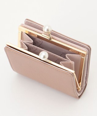 TOCCA POINT OF PEARL BIIFOLOD WALLET 2つ折り財布 ピンク系