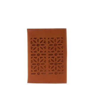 genten カットワーク ブックカバー チャ