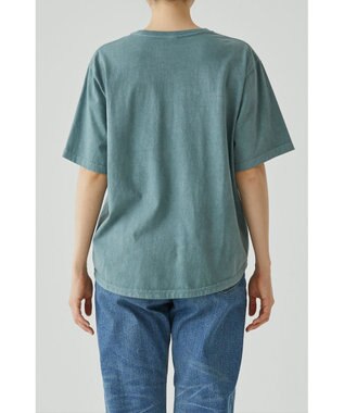 caqu caqu x good on short sleeve pocket tee リラックスフィットポケットTシャツ green