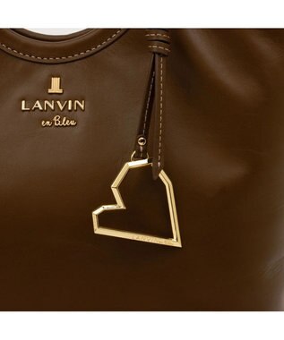 LANVIN en Bleu カリテ 2WAYハンドバッグ ブラウン