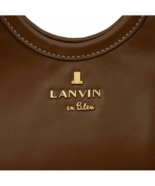 LANVIN en Bleu カリテ 2WAYハンドバッグ ブラウン