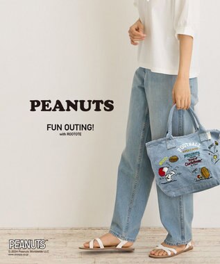 ROOTOTE 8385【スヌーピー】IP.デリ.デニム.ピーナッツ-9N 03：フットボール