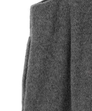 23区 【SACRA】 アルパカモヘヤシャギー ワンピース グレー系