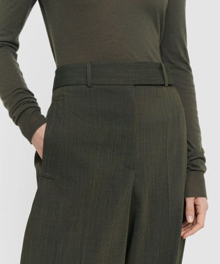 JOSEPH ライトウール　トラウザーズ Palm Leaf Melange