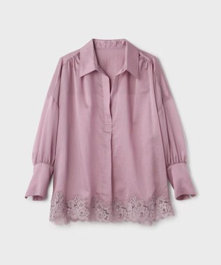 GRACE CONTINENTAL シアースキッパートップ ピンク