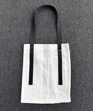 【A4サイズ収納可】ロゴハンドルトートバッグ