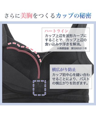 BRADELIS New York 【BRADELIS Me / ノンワイヤー・バストアップ】ブラデリス オールインワンブラキャミ ブラック