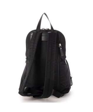 LA BAGAGERIE ナイロン×リサイクルレザー　ミニリュック ブラック