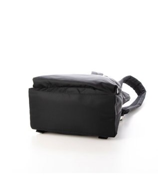 LA BAGAGERIE ナイロン×リサイクルレザー　ミニリュック ブラック