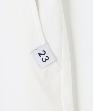 23区GOLF 防透素材で白でも安心！【WOMEN】【撥水/ストレッチ】シェルタリングオックス パンツ ホワイト系