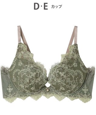 AMPHI ブラジャー 谷間メイク 脇高設計 細身え効果 Gカップまで対応 大きいサイズ 【Glama-Rich グラマリッチ 脇スッキリタイプ】ブラ BYJ603 アンフィ／ワコール