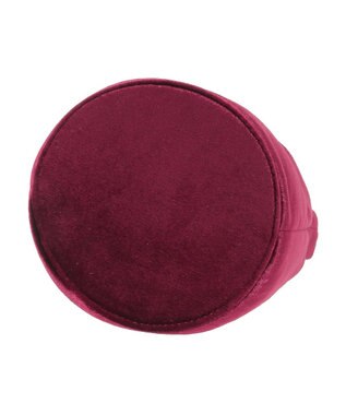 earth music&ecology ベロアハンドルバッグ Bordeaux