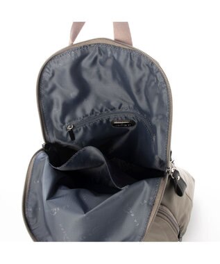 LA BAGAGERIE ナイロン×リサイクルレザー　ミニリュック グレージュ