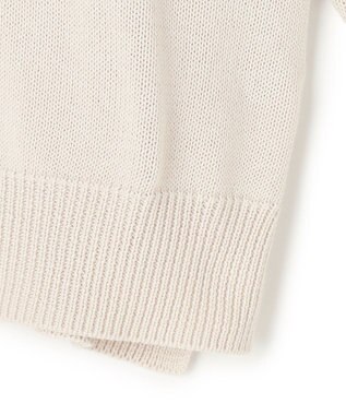 23区 【先行予約】コットンギマ スキッパー ニット ベージュ系