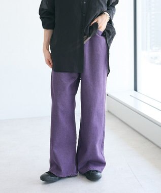 CRAFT STANDARD BOUTIQUE ホックワイドパンツ Purple