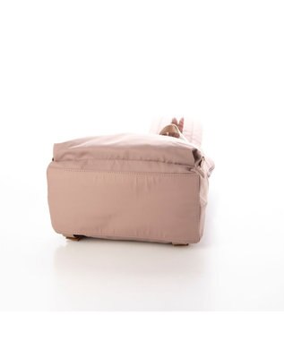 LA BAGAGERIE ナイロン×リサイクルレザー　ミニリュック ピンク