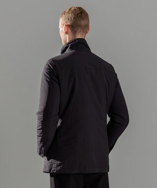 JOSEPH HOMME 【WEB限定】パウダーピーチクロス ナイロンコート ブラック系
