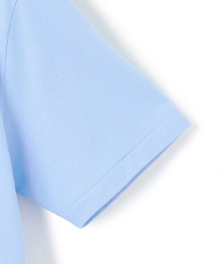 J.PRESS MEN 新色登場！【毎シーズン大好評】【UNISEX】ファブリックワッペン バックブルTシャツ サックスブルー系