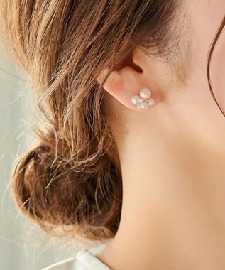 Phoebe ≪TV番組着用商品≫【痛くないシリーズ】ファンシーパールライトフィットイヤリング ゴールド