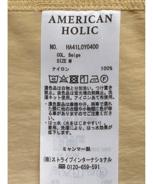 AMERICAN HOLIC 撥水加工ナイロンコート Beige