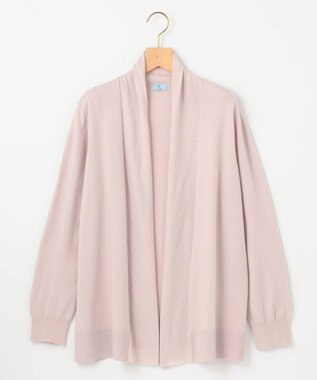 組曲 S 【WEB限定】セミウーステッド ニットカーディガン ピンク系