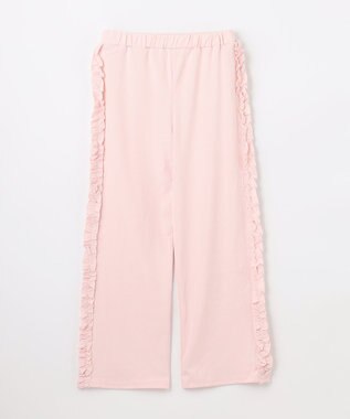 ANY KIDS 【ときめきストレッチ】サイドフリル カットパンツ ピンク