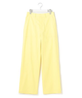 23区 【洗える】スラブツイルストレッチ ベイカー パンツ [WEB限定]イエロー系