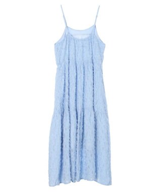Green Parks armonia.フェザージャガードキャミワンピース Blue