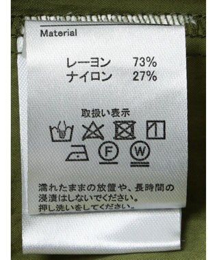CRAFT STANDARD BOUTIQUE 切替ティアードキャミワンピース Khaki