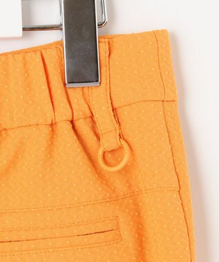 23区GOLF 【WOMEN】【洗える】ドットジャガード テーパードパンツ オレンジ系