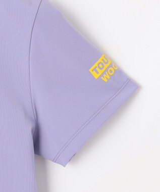 PW CIRCULUS 【WOMEN】【ストレッチ / UVケア】ロゴ モックネック シャツ ゴルフウェア レディース ラベンダー