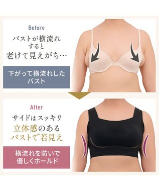 BRADELIS New York 【Yukine inc. 】ゆきねえとろりソフトシルク混ブラ25 ブラデリス 着心地重視のノンワイヤー補正ブラ ブラック