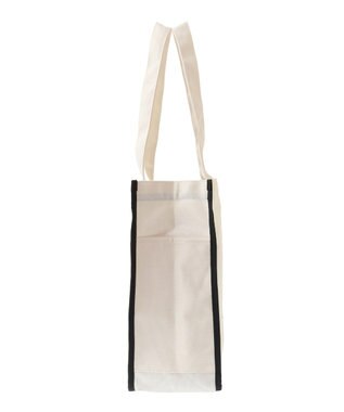 Maison de FLEUR パイピングスクエアトートバッグ Ivory