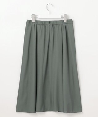 J.PRESS LADIES S 【洗える】シアージャージー フレアー スカート スレート系