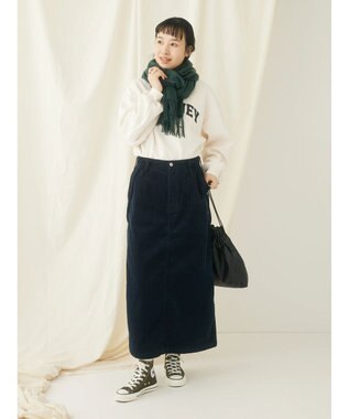CRAFT STANDARD BOUTIQUE コーデュロイ２ＷＡＹサロペットスカート Navy